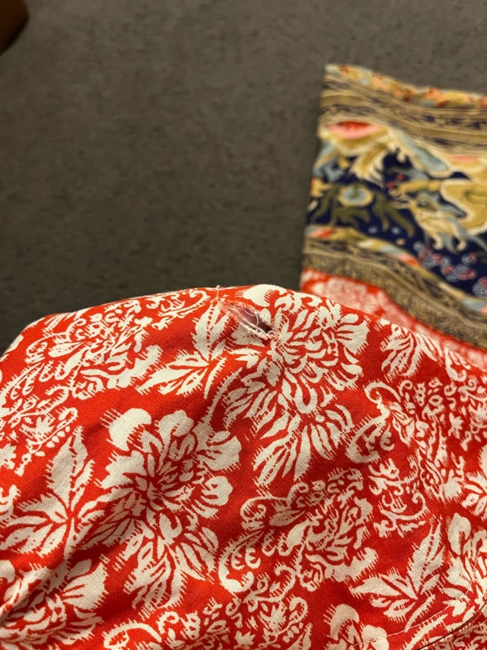 Vintage Gilead Floral Dragon Kimono Style Maxi Dress - Picture 7 of 11